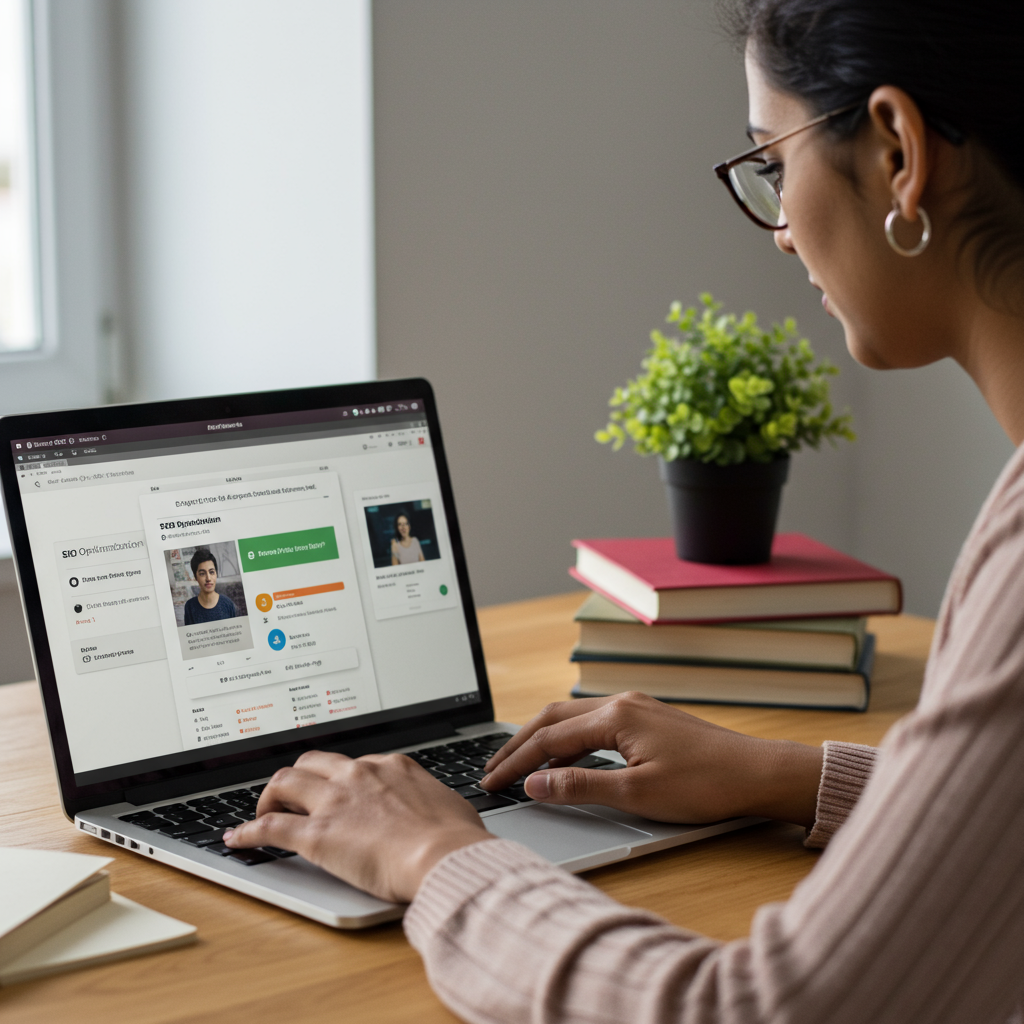 A futuristic AI content writing platform interface showing advanced language models and integration with various digital tools, symbolising Google Gemini's technology