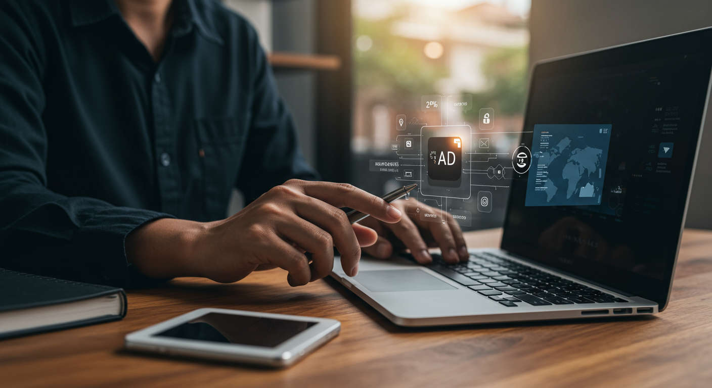 Small business owner setting up AI workflow automation on Shopify using WordPress and Shopify plugins, showing no-code setup and 24/7 autonomous operation