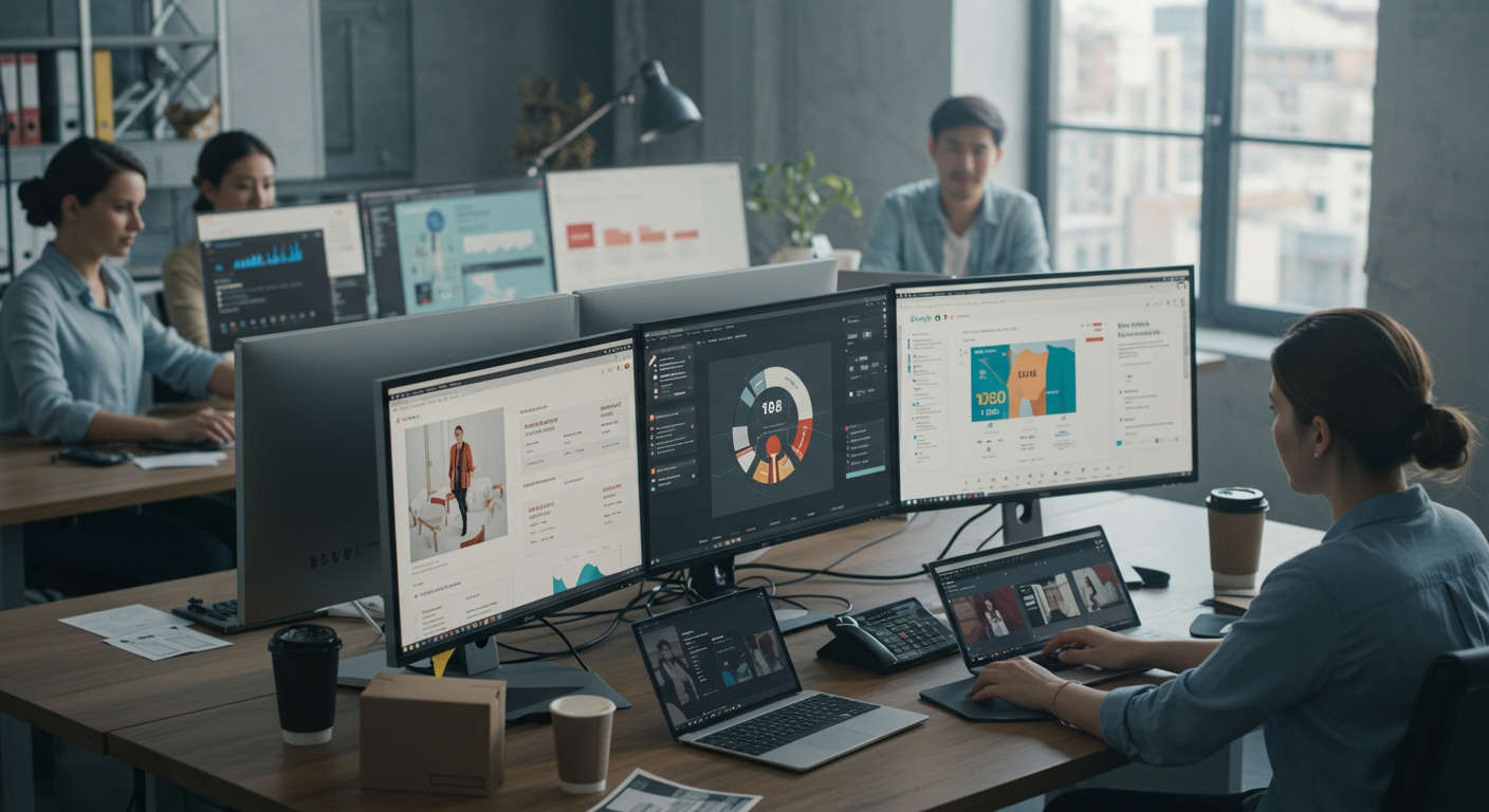 Real-time stock updates and AI automation preventing overselling across multiple sales channels in a Shopify store